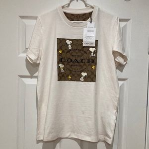 COACH X Peanuts Signature Snoopy T Shirt